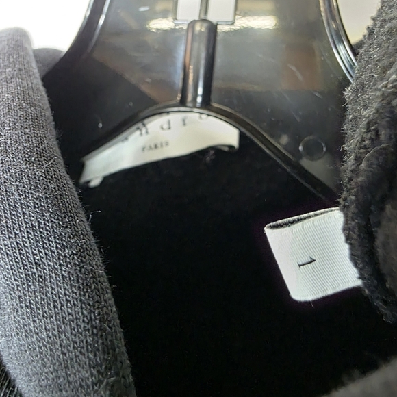 Sandro Hooded Graphic Sweatshirt - Picture 7 of 12